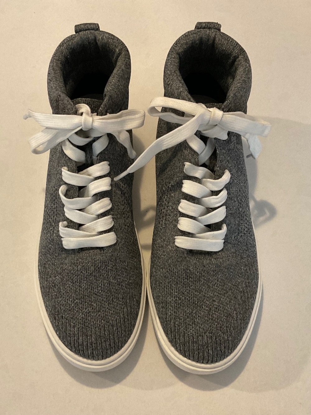 VIVAIA High-Top Knit Sneaker Grey Size EU 39 - Picture 2 of 9